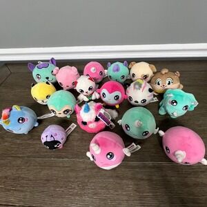 Squeezamals Plush Lot of 18 Slow‎ Rise Squishy Stuffed Animal Toys